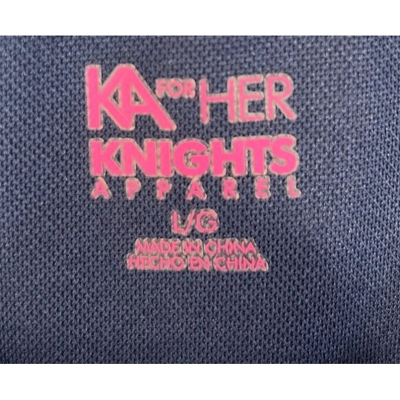 Pittsburgh Panthers Womens Shirt Blue Gold NCAA Knights Apparel for Her Sz Large - Picture 7 of 9